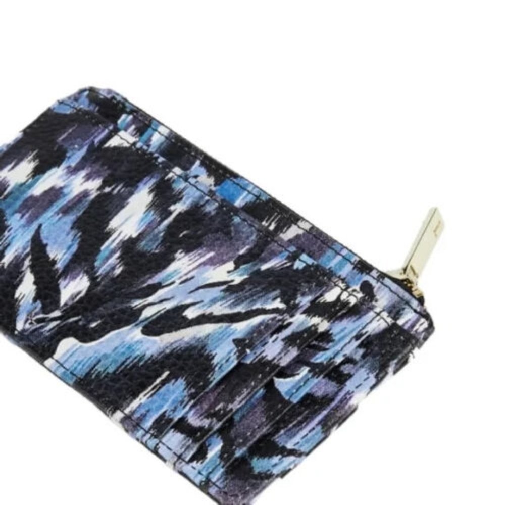 NWT Ted Baker London Boxed 2pc Wallet & Card Case Set Leather Blue Print Gift - Picture 13 of 13